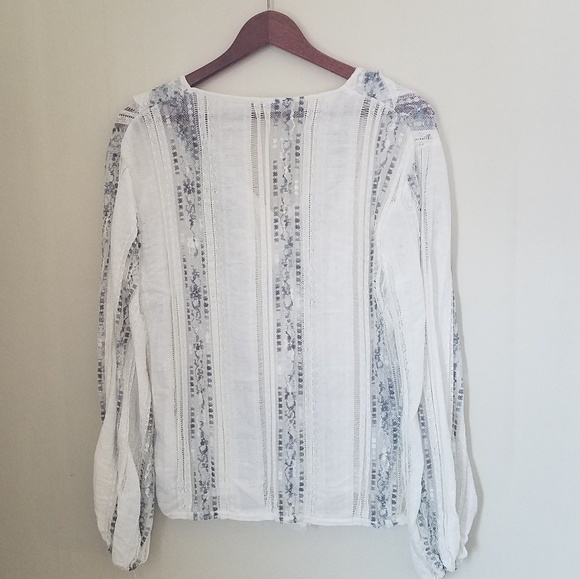ZARA size small NWOT sheer ruffle top - Picture 5 of 8